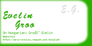 evelin groo business card